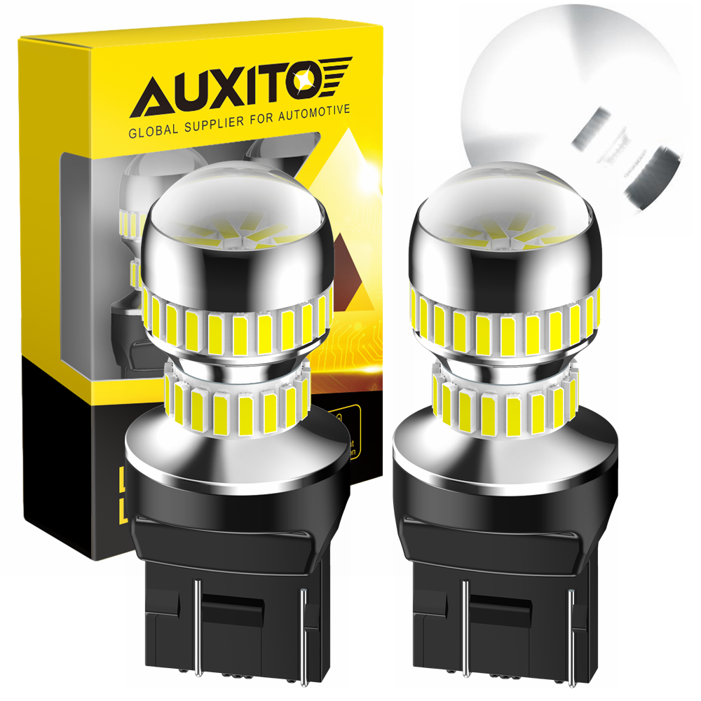 AUXITO 2X T20 W21/5W 7443 7440 W21W LED  DRL Canbus   6000K    ڵ  ְ  